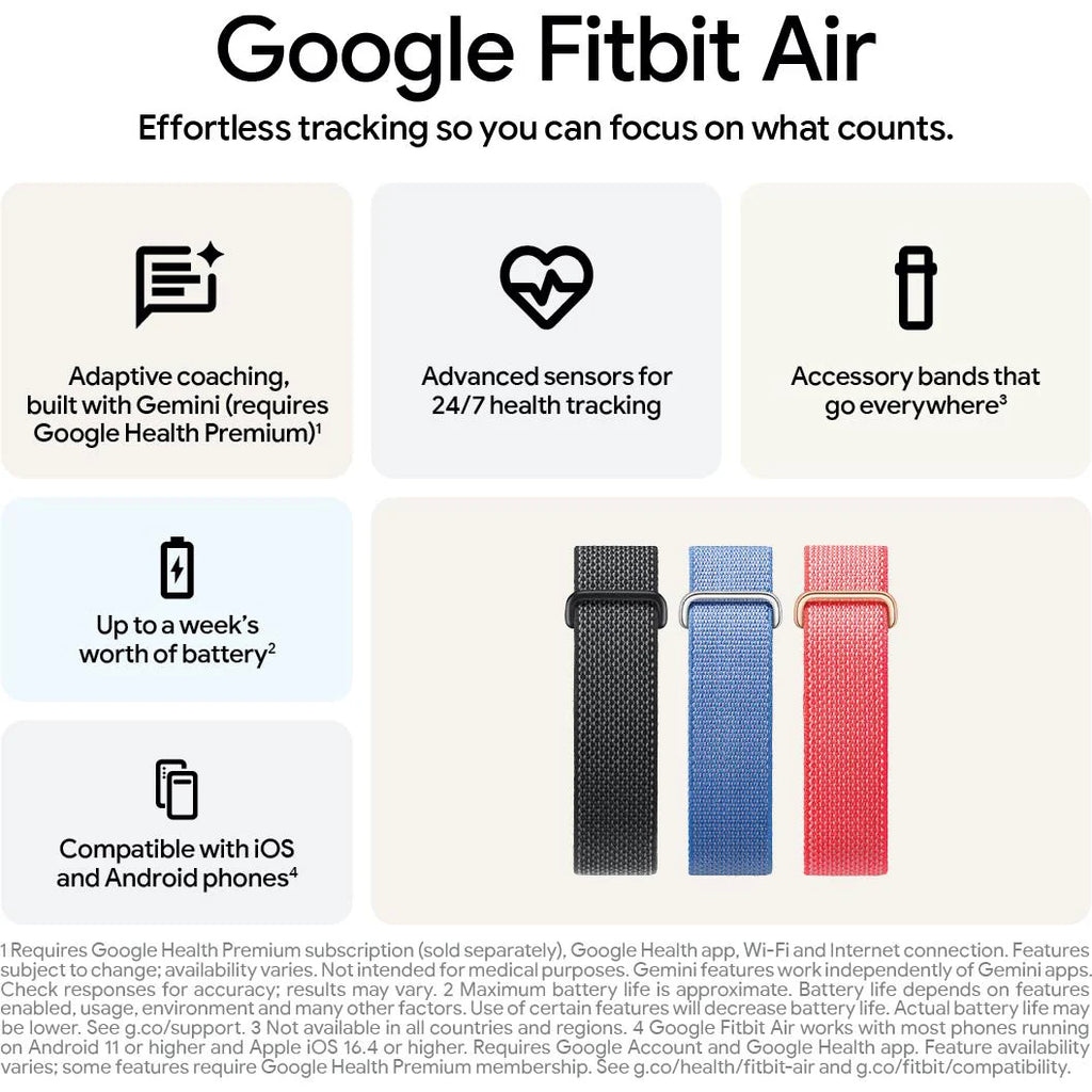 Google Fitbit Air (Berry)