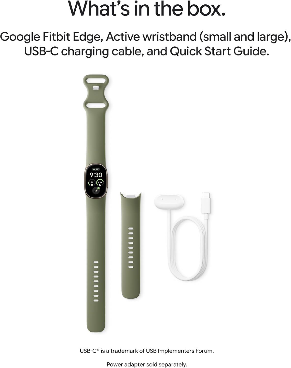 Google Fitbit Edge (Olive)