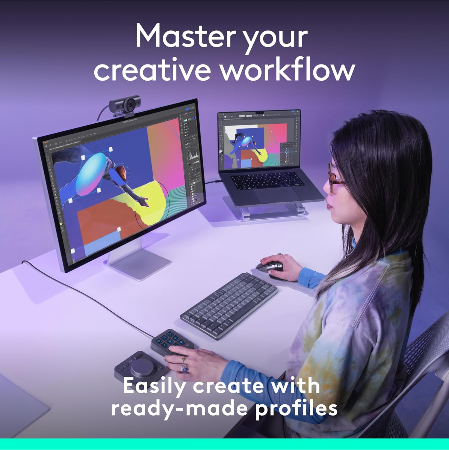 Logitech MX Creative Console - view 10