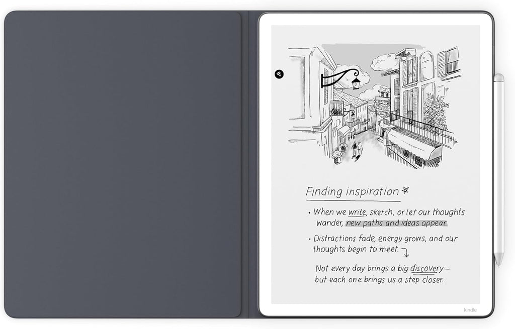 Kindle Scribe Folio Cover with Magnetic Attach (Premium Leather) - view 4