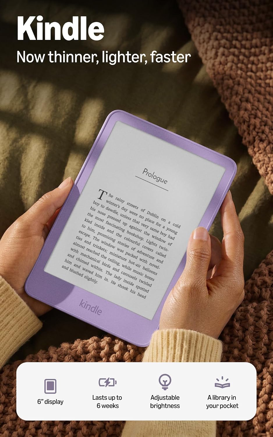 Amazon Kindle 16GB (newest model 2026)