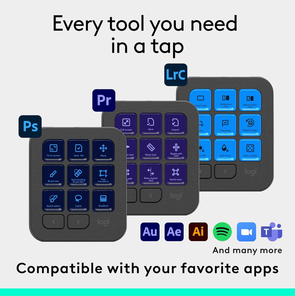 Logitech MX Creative Console - view 9