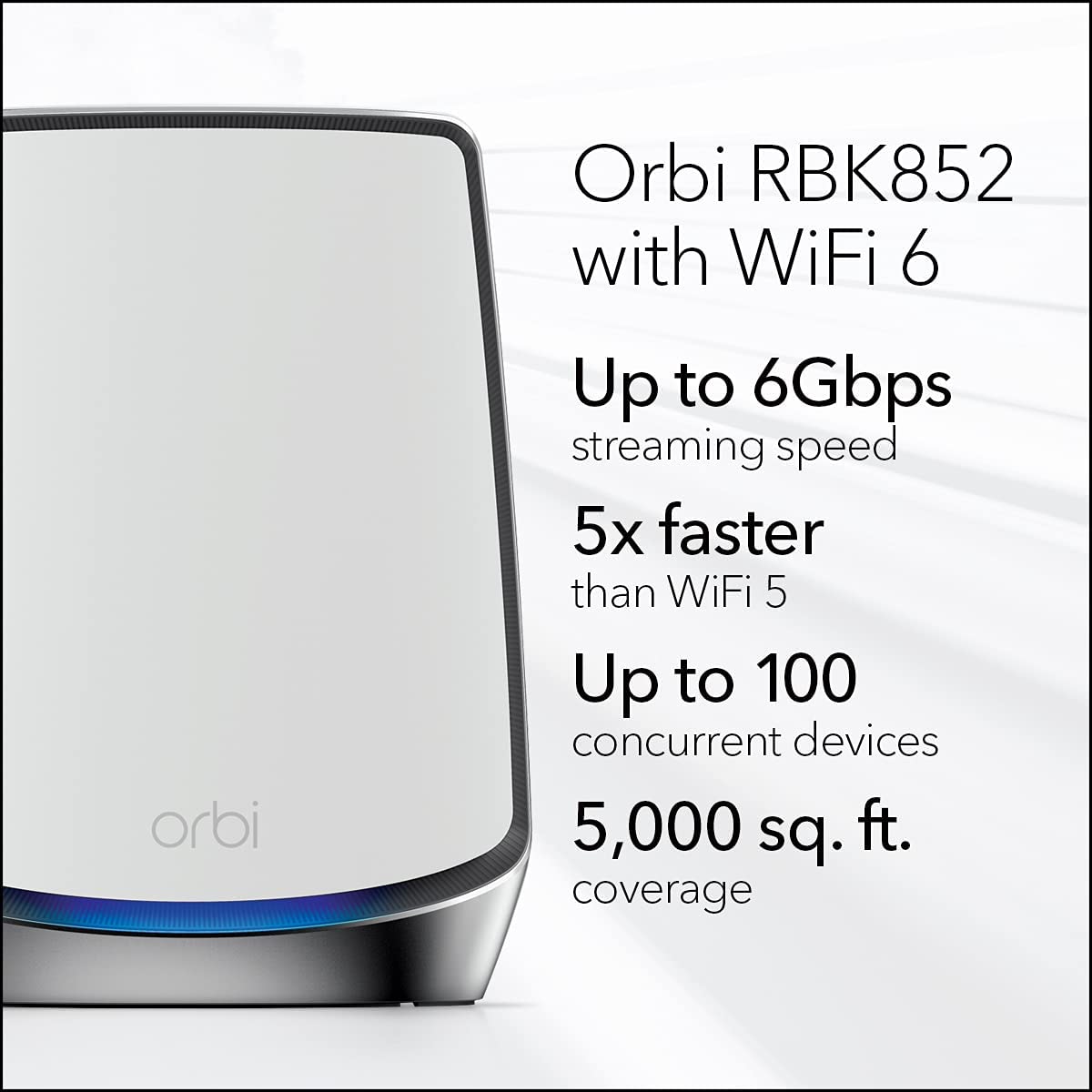 Orbi Mesh WiFi 6 System AX6000 (RBK853) - view 2