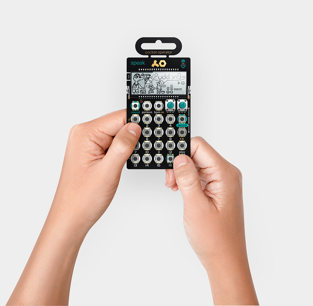 PO-35 Speak controls detail