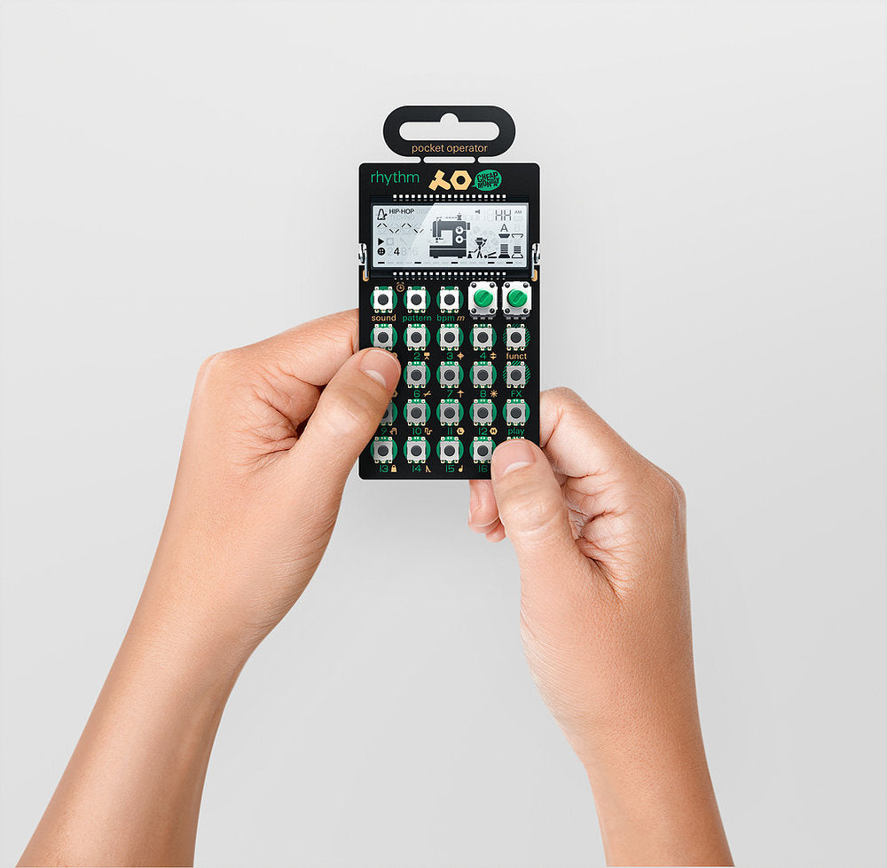 PO-12 Rhythm controls detail