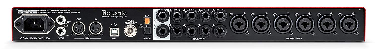 Focusrite : Scarlett 18i20 (2nd Gen) - view 4
