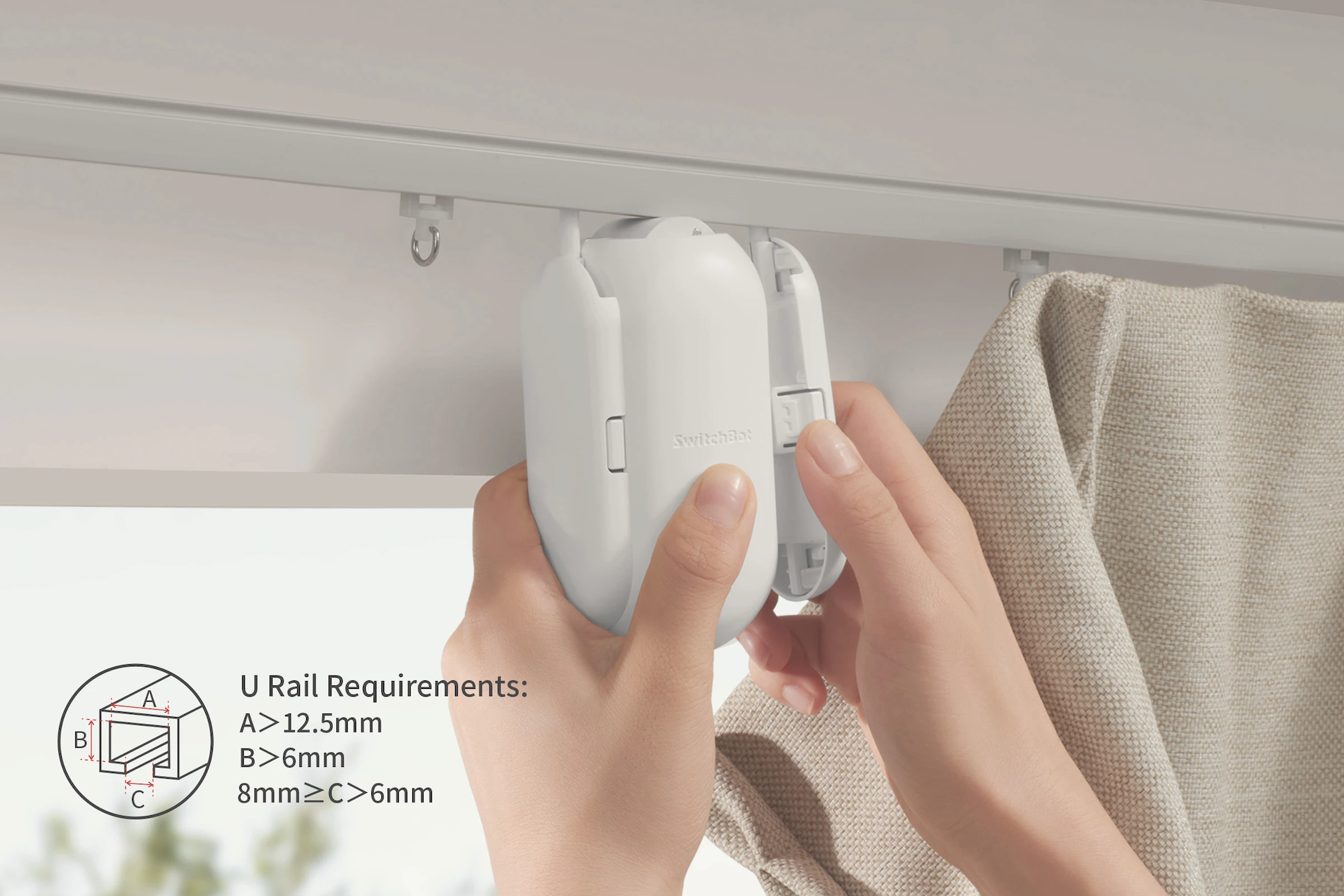 SwitchBot Curtain (U Rail) 2 - view 6
