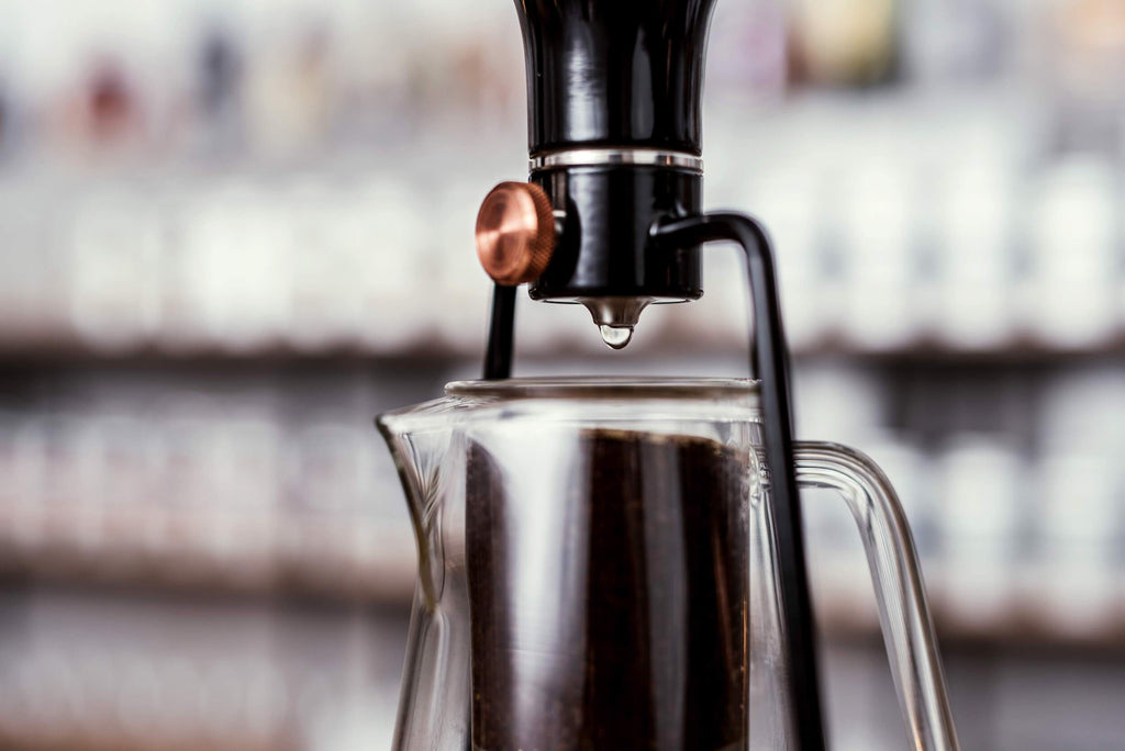 GINA cold drip coffee detail